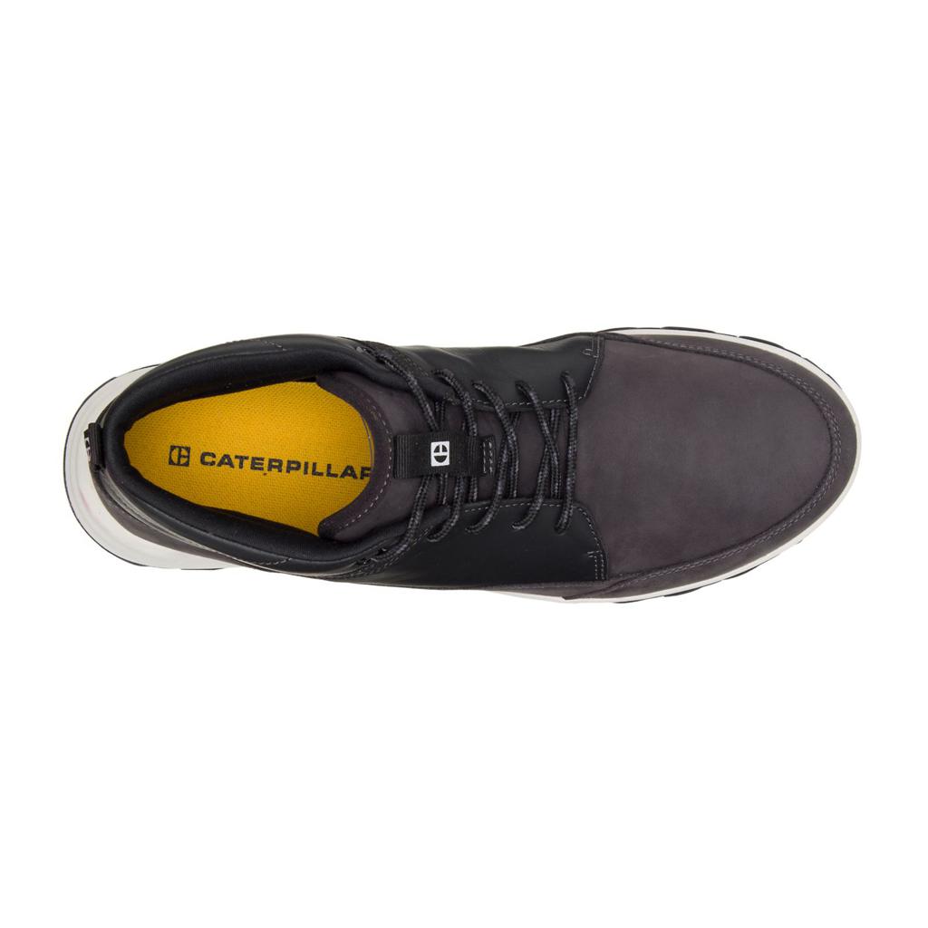 Caterpillar Code Quest Mid Sneakers Heren Zwart  Belgie |  RMXCF-8259