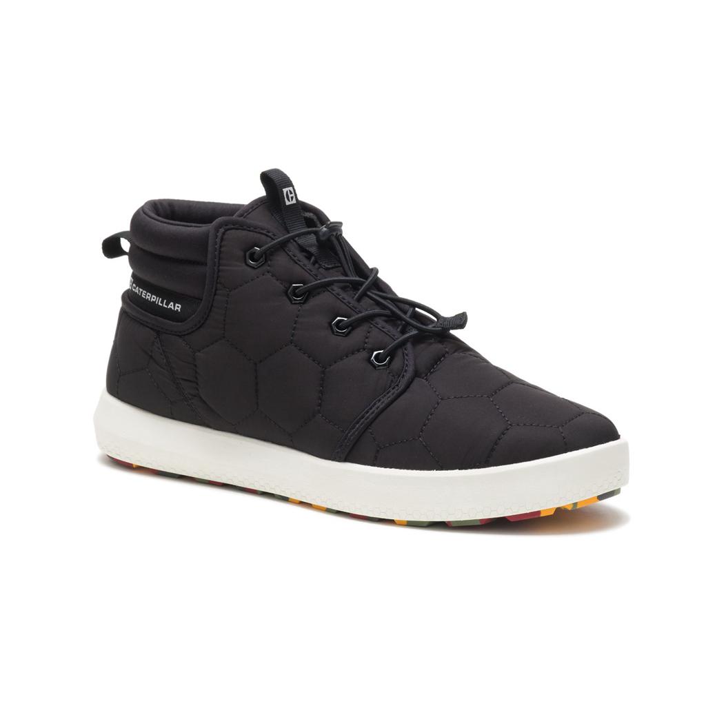 Caterpillar Code Scout Mid Sneakers Dames Zwart  Belgie |  HXSGA-8037