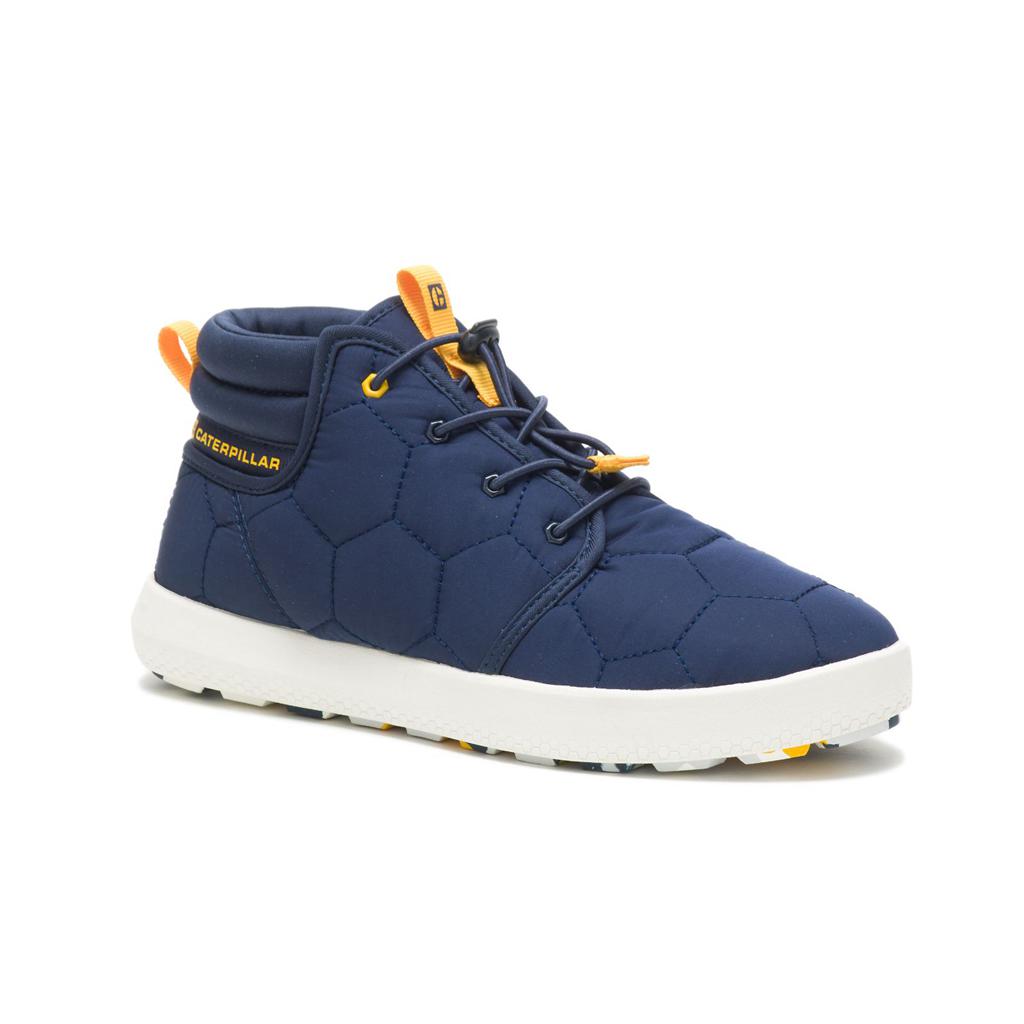 Caterpillar Code Scout Mid Sneakers Dames Blauw  Belgie |  NLZHS-4921