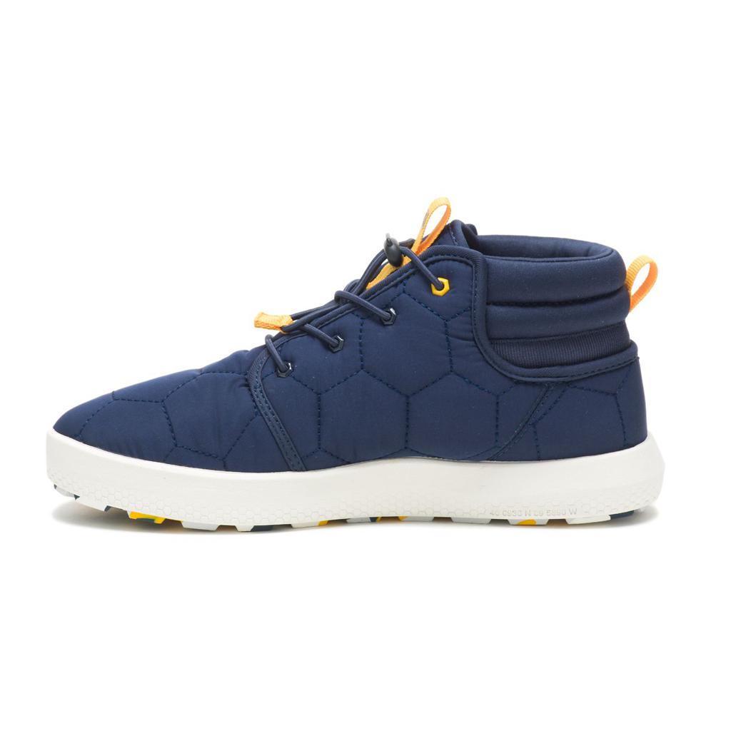 Caterpillar Code Scout Mid Sneakers Dames Blauw  Belgie |  NLZHS-4921