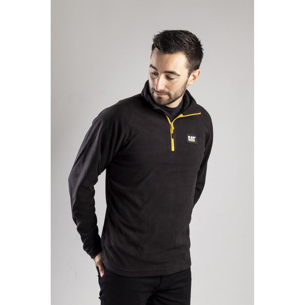 Caterpillar Concord Fleece Pullover Sweatshirts Heren Zwart  Belgie |  EQUKM-6850