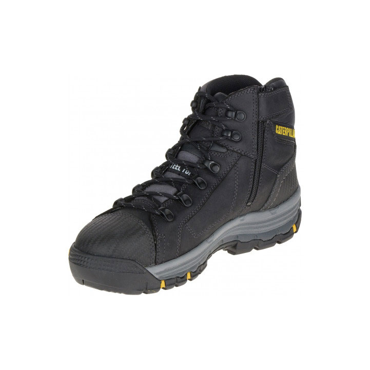 Caterpillar Convex Steel Mid Sneakers Heren Zwart  Belgie |  SURIP-8219