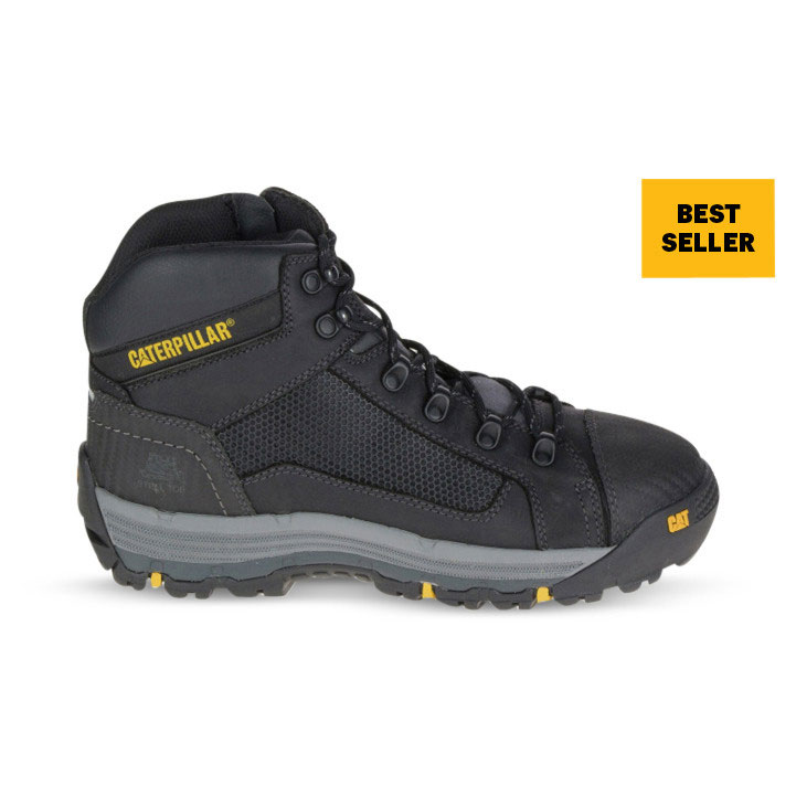 Caterpillar Convex Steel Mid Sneakers Heren Zwart  Belgie |  SURIP-8219