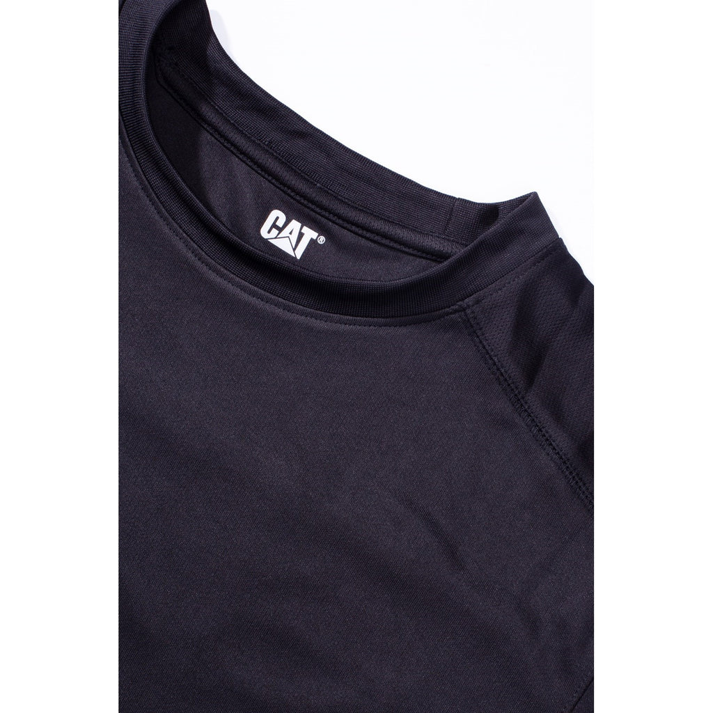 Caterpillar Coolmax Long Sleeve T-shirts Heren Zwart  Belgie |  OIKCN-8659