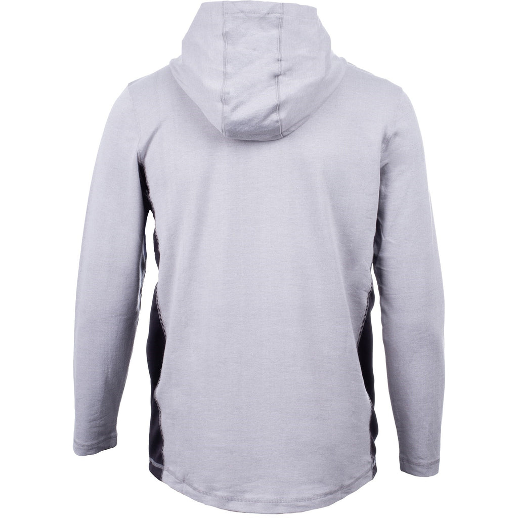 Caterpillar Coolmax Quarter Zip Hoodie Heather Sweatshirts Heren Grijs  Belgie |  LHURZ-6097