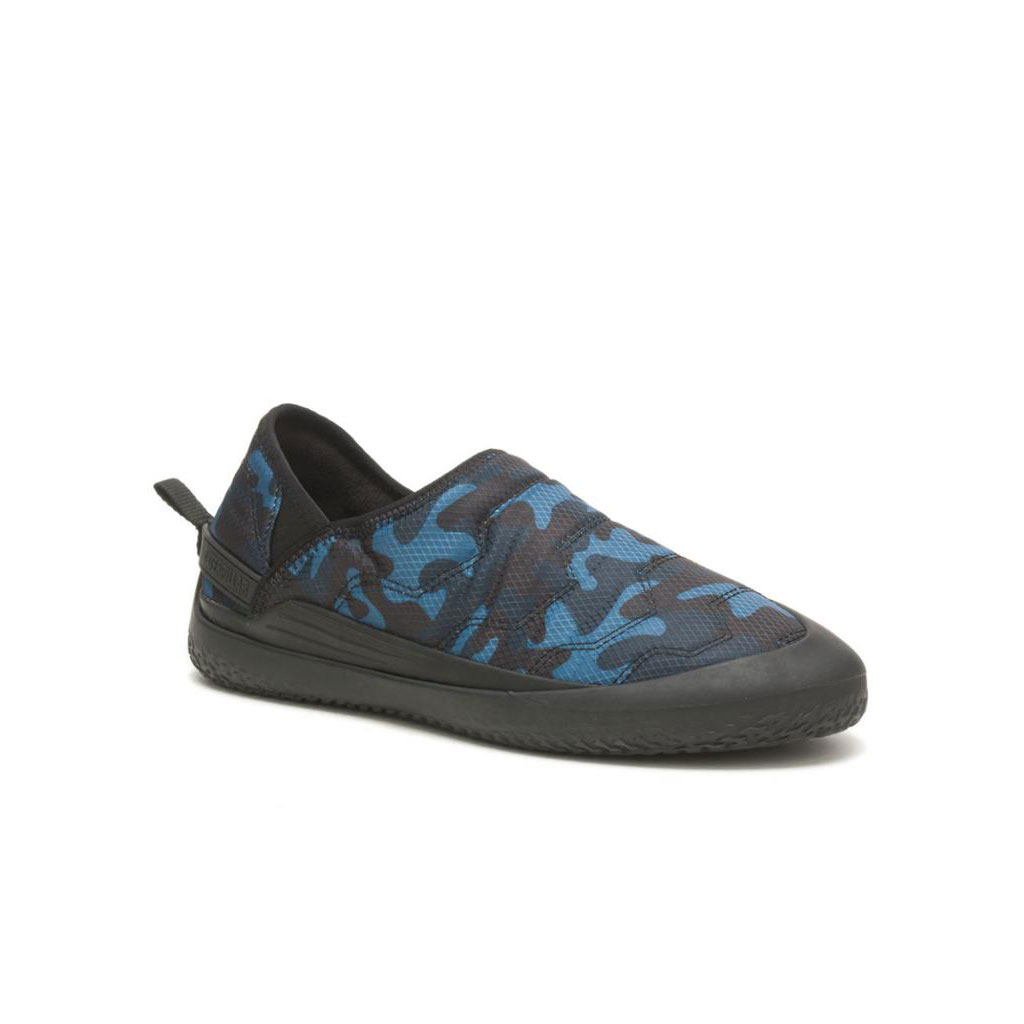 Caterpillar Crossover Slip Ons Dames Blauw Camo  Belgie |  EDFQX-0768