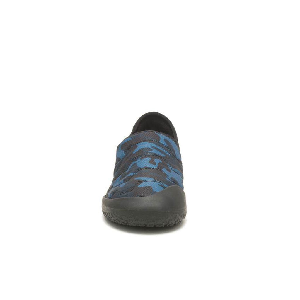 Caterpillar Crossover Slip Ons Dames Blauw Camo  Belgie |  EDFQX-0768