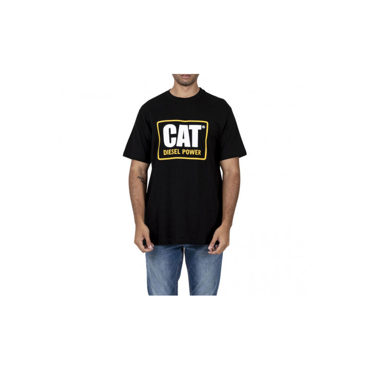 Caterpillar Diesel Power T-shirts Dames Zwart  Belgie |  XNBTE-2471