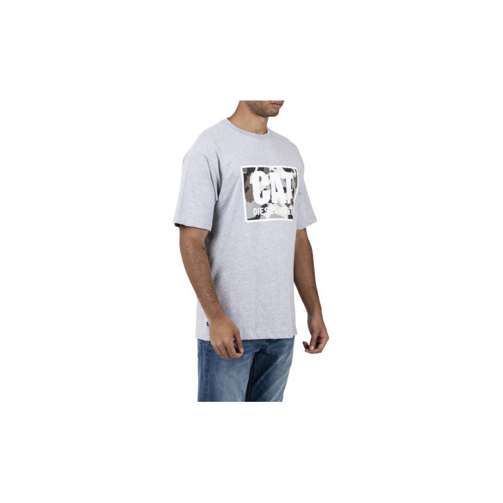 Caterpillar Diesel Power T-shirts Heren Grijs  Belgie |  REGBJ-0396