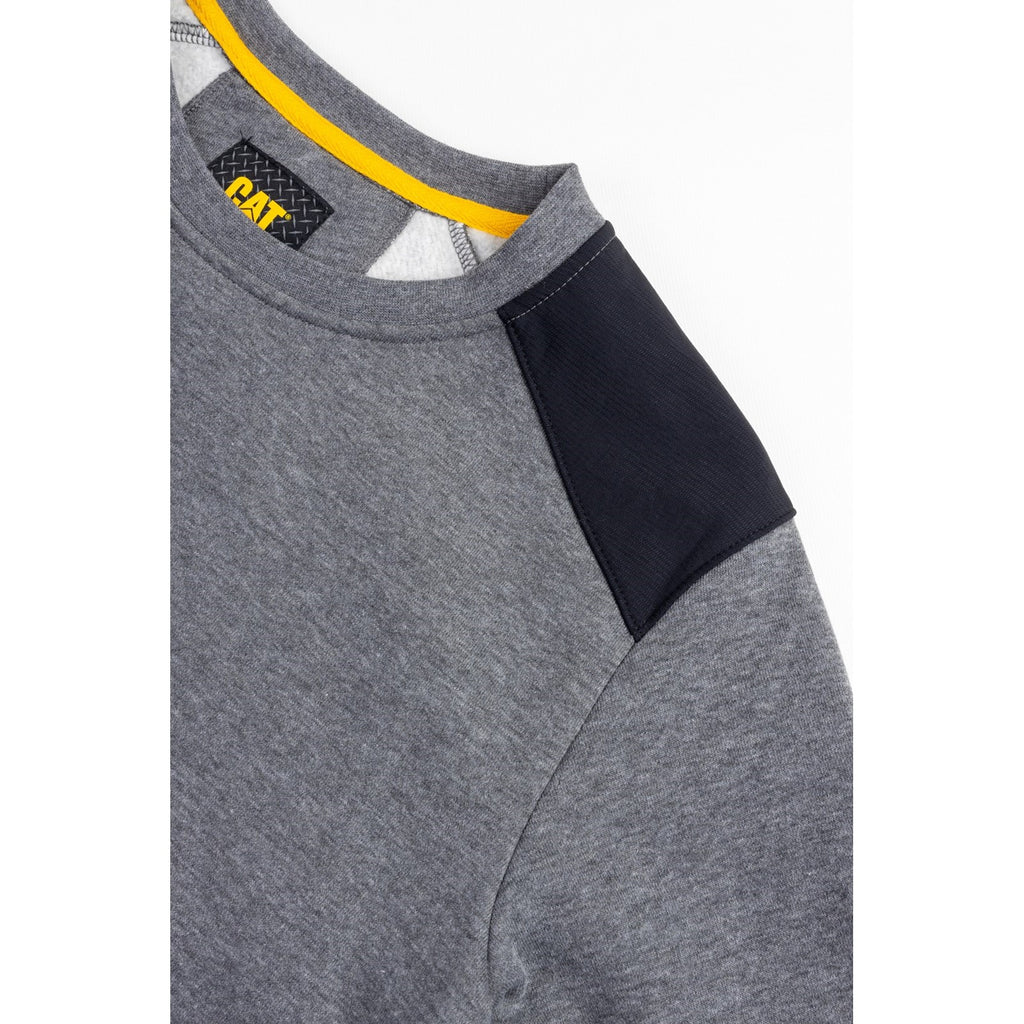 Caterpillar Essentials Crewneck Heather Sweatshirts Heren Donkergrijs  Belgie |  IDYXJ-6150