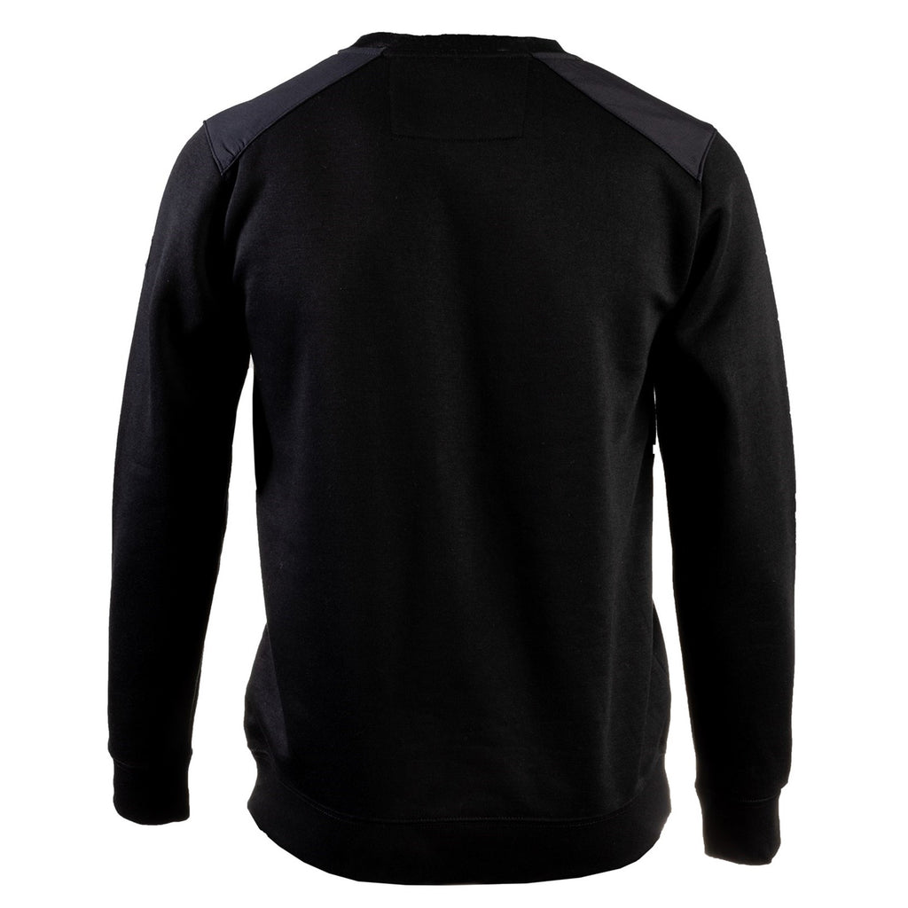 Caterpillar Essentials Crewneck Sweatshirts Heren Zwart  Belgie |  MYGPA-5840