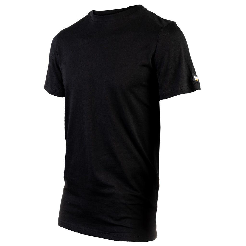 Caterpillar Essentials Kort-Sleeve T-shirts Heren Zwart  Belgie |  WFZGJ-0483