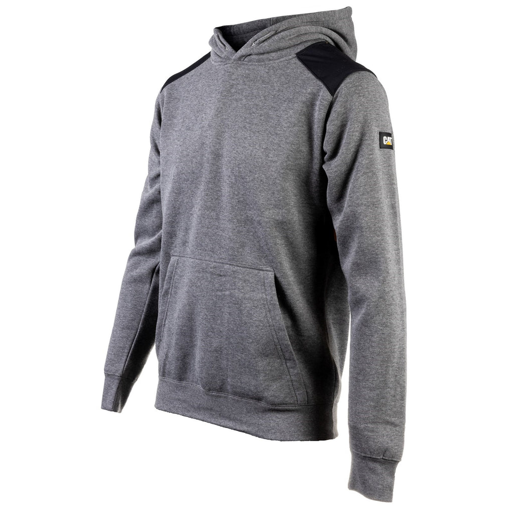 Caterpillar Essentials Met Capuchon Heather Sweatshirts Heren Donkergrijs  Belgie |  QBUPY-3415