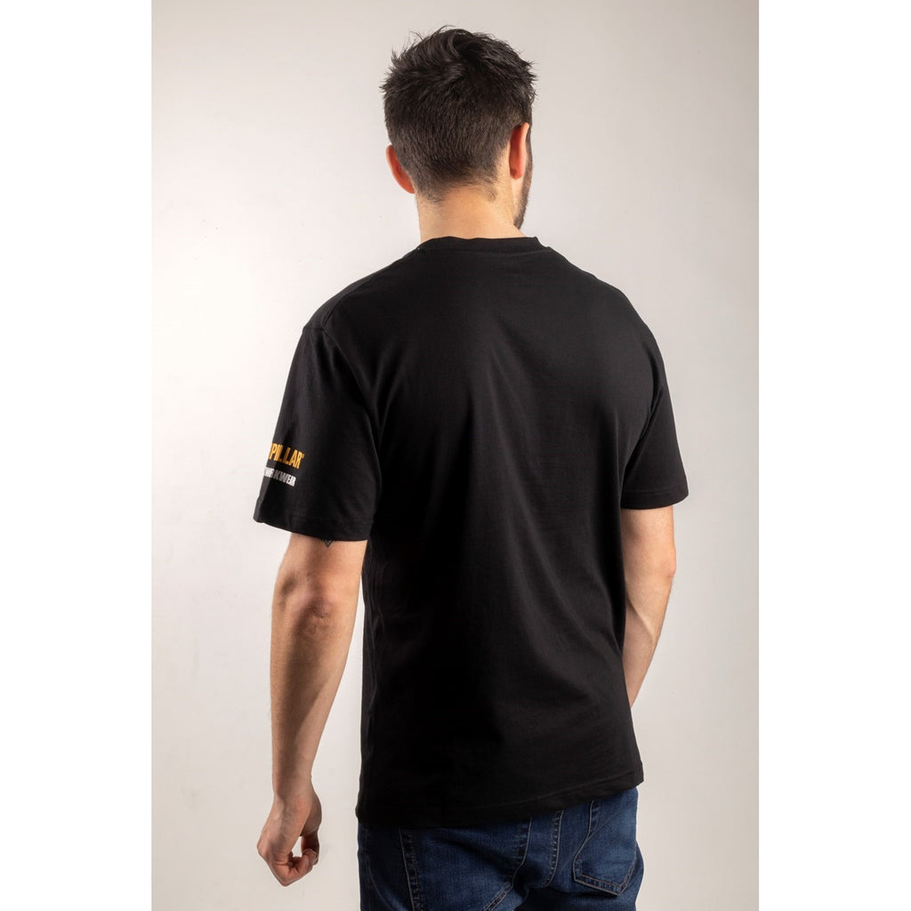 Caterpillar Essentials S/S T-shirts Heren Zwart  Belgie |  VWGQT-9783