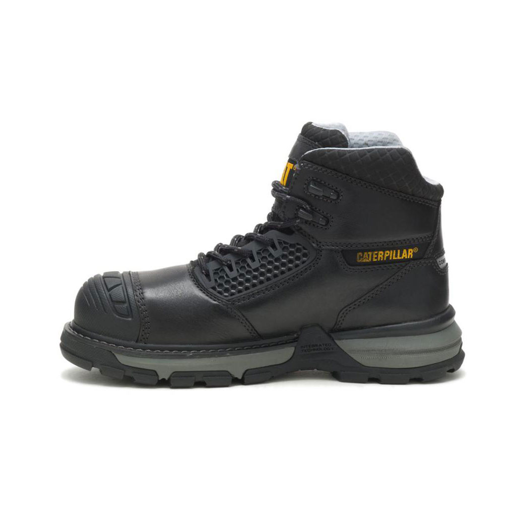 Caterpillar Excavator Superlite Cool Carbon Composite Werkschoenen Dames Zwart  Belgie |  BPFGY-4638