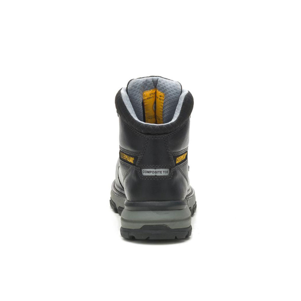 Caterpillar Excavator Superlite Cool Carbon Composite Werkschoenen Dames Zwart  Belgie |  BPFGY-4638