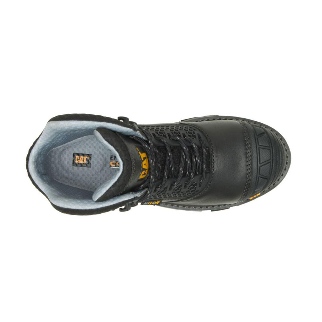 Caterpillar Excavator Superlite Cool Carbon Composite Werkschoenen Dames Zwart  Belgie |  BPFGY-4638