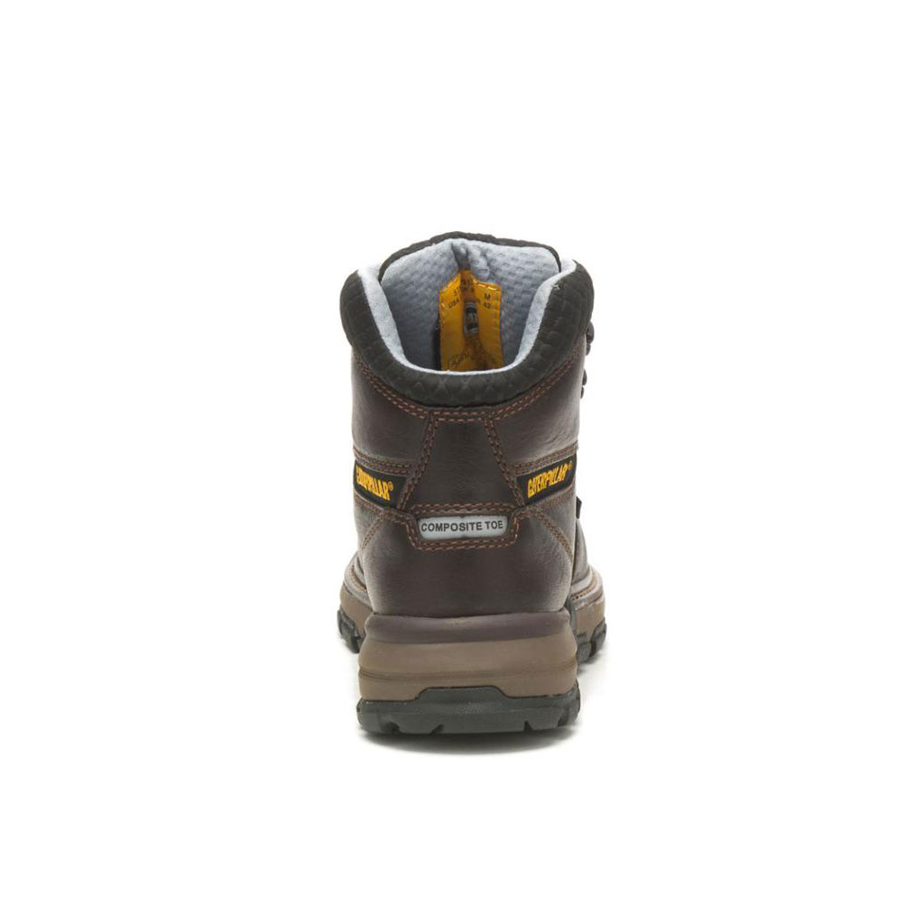 Caterpillar Excavator Superlite Cool Carbon Composite Werkschoenen Dames Donkerbruin  Belgie |  KIUNM-0816