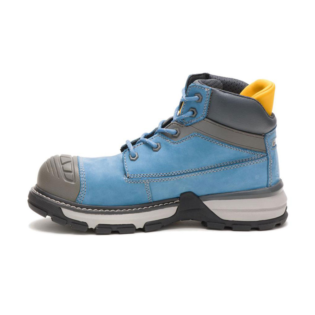 Caterpillar Excavator Superlite Waterdichte Carbon Composite Werkschoenen Dames Blauw  Belgie |  JDNMH-6123