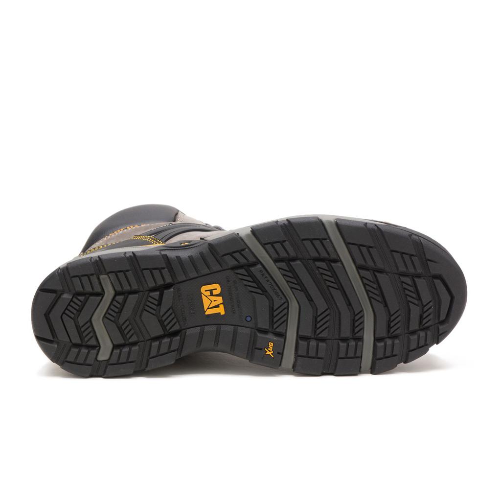 Caterpillar Excavator Superlite Waterdichte Nano Neus Werklaarzen Heren Grey/Black  Belgie |  LJPXS-0437