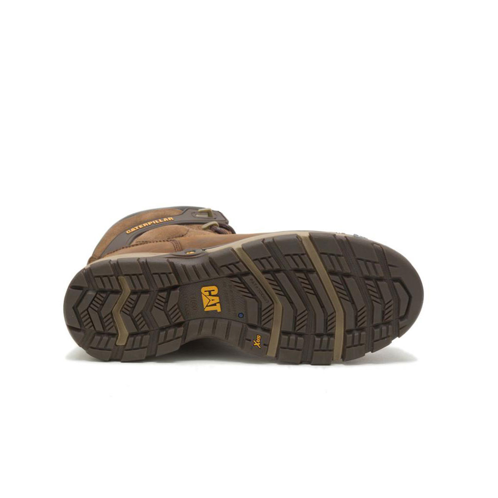 Caterpillar Excavator Superlite Waterdichte Thinsulate™ Carbon Composite Neus Slip Resistant Footwear Dames Donkerbruin  Belgie |  OLJSV-7561