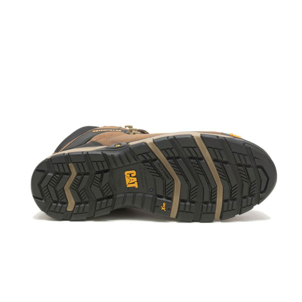 Caterpillar Excavator Superlite Waterdichte Thinsulate™ Carbon Composite Neus Winterschoenen Heren Donkerbruin  Belgie |  QXNUK-3908