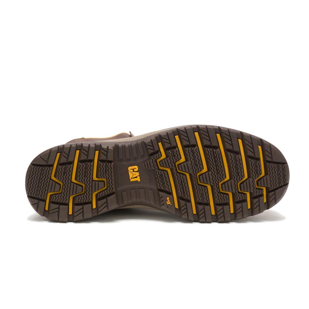 Caterpillar Fairbanks Chelsea Steel Neus Slip On Heren Bruin  Belgie |  VWLIO-7520