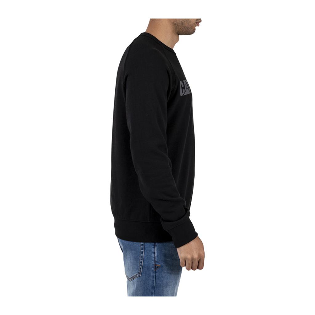 Caterpillar Foundation Crewneck Sweatshirt Sweatshirts Heren Zwart  Belgie |  MEDWQ-3758