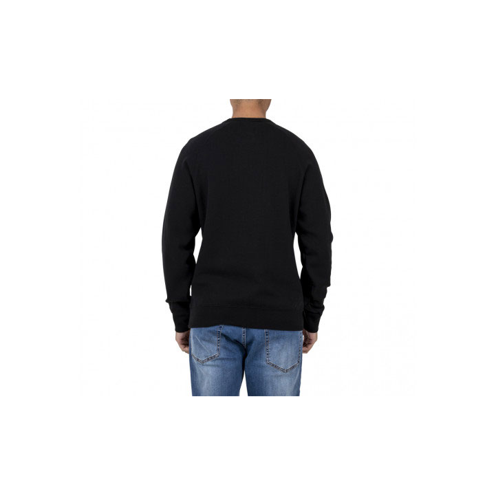 Caterpillar Foundation Crewneck Sweatshirts Heren Zwart  Belgie |  XTMDB-2176