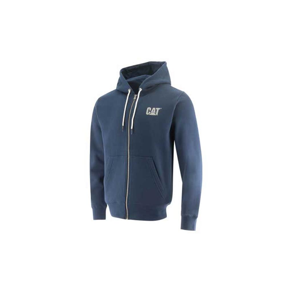 Caterpillar Foundation Fz Dm Met Capuchon Sweatshirt Sweatshirts Heren Blauw  Belgie |  FXGPU-3619