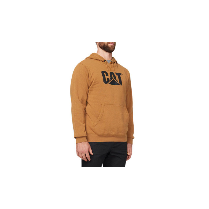 Caterpillar Foundation Met Capuchon Sweatshirts Heren Bruin  Belgie |  BVNJU-0628