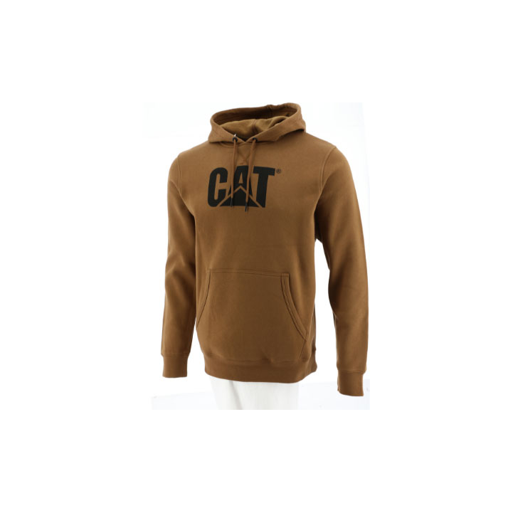 Caterpillar Foundation Met Capuchon Sweatshirts Heren Bruin  Belgie |  BVNJU-0628