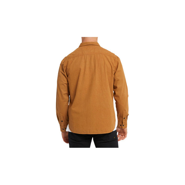 Caterpillar Foundation Premium Ls Denim Overhemd Heren Oranje  Belgie |  JRUGB-4236