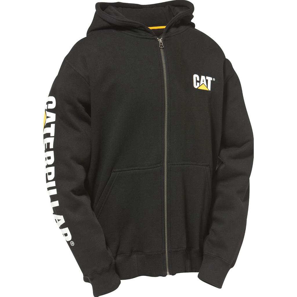 Caterpillar Full Zip Met Capuchon Sweatshirts Heren Zwart  Belgie |  DYQOX-0378