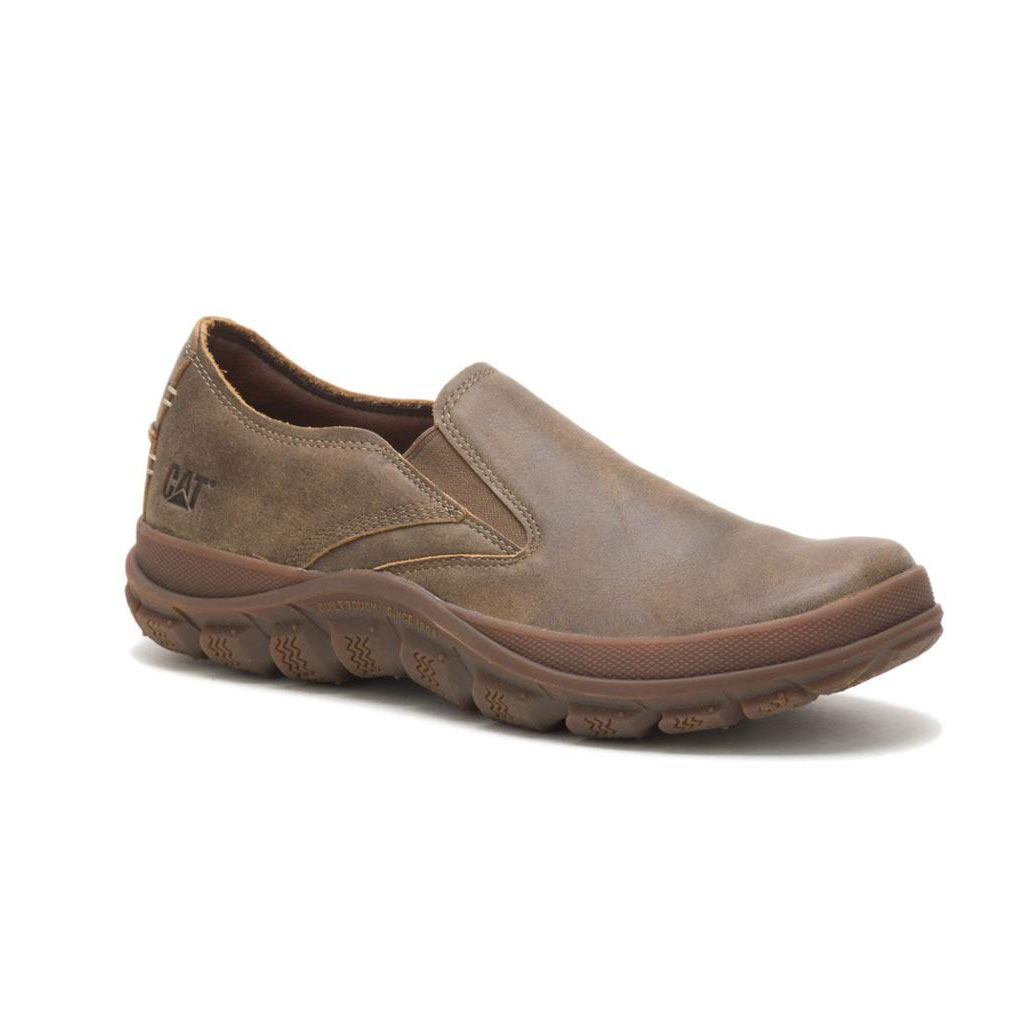 Caterpillar Fused Slip On Sneakers Heren Khaki  Belgie |  UPZTN-4168