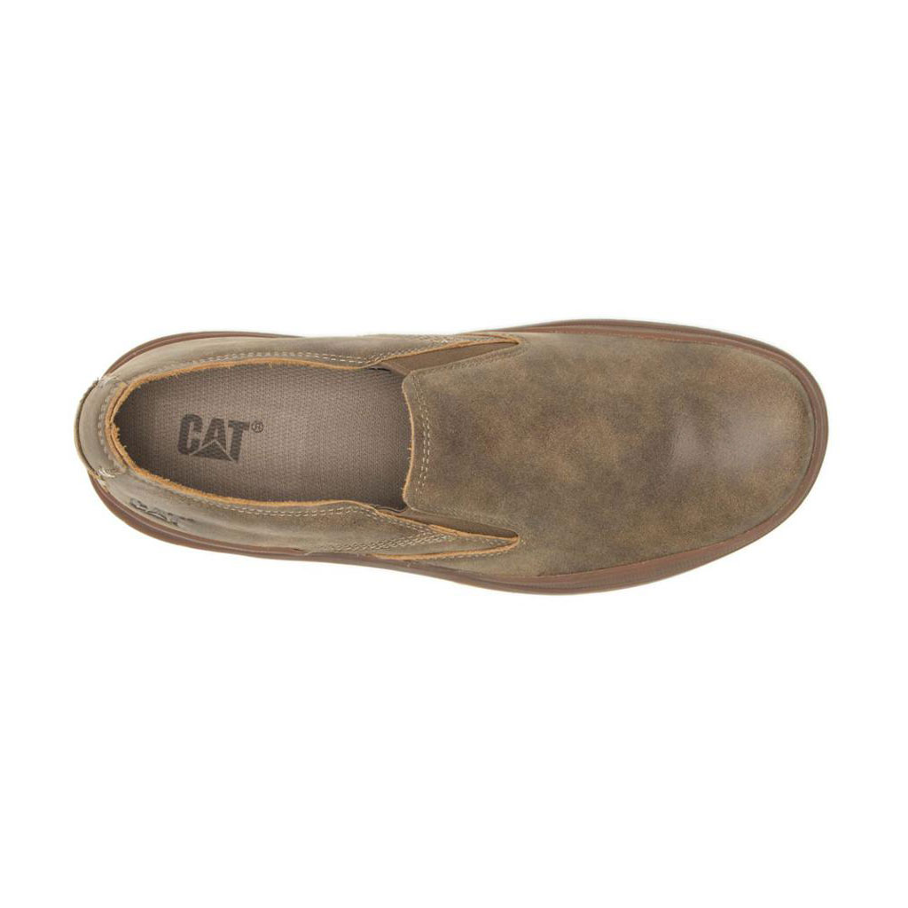 Caterpillar Fused Slip On Sneakers Heren Khaki  Belgie |  UPZTN-4168