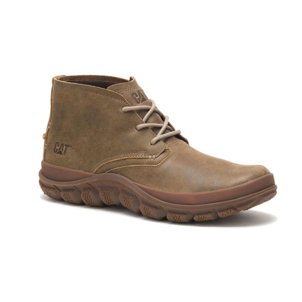 Caterpillar Fused Tri Mid Vrijetijdslaarzen Heren Khaki  Belgie |  NSGRQ-2367