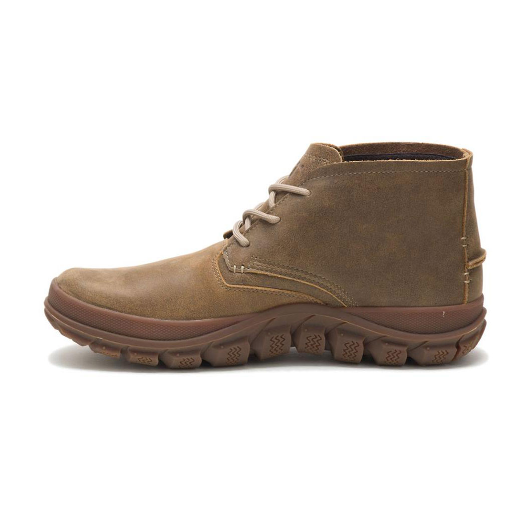 Caterpillar Fused Tri Mid Vrijetijdslaarzen Heren Khaki  Belgie |  NSGRQ-2367