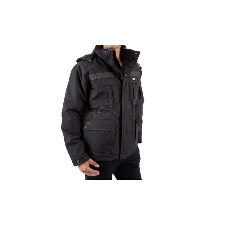 Caterpillar Heavy Insulated Parka Heren Zwart  Belgie |  SHAVW-6370