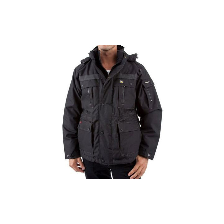 Caterpillar Heavy Insulated Parka Heren Zwart  Belgie |  SHAVW-6370