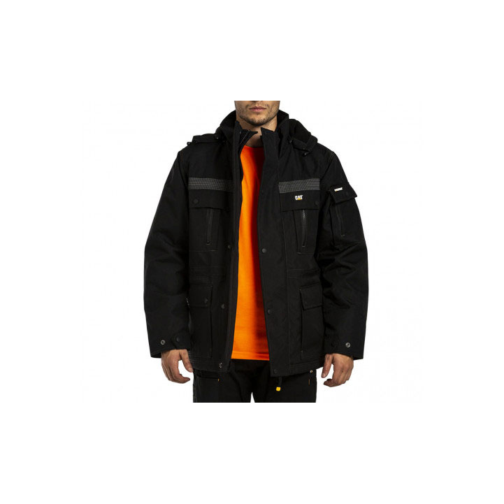 Caterpillar Heavy Insulated Parka Heren Zwart  Belgie |  TIJXH-4093