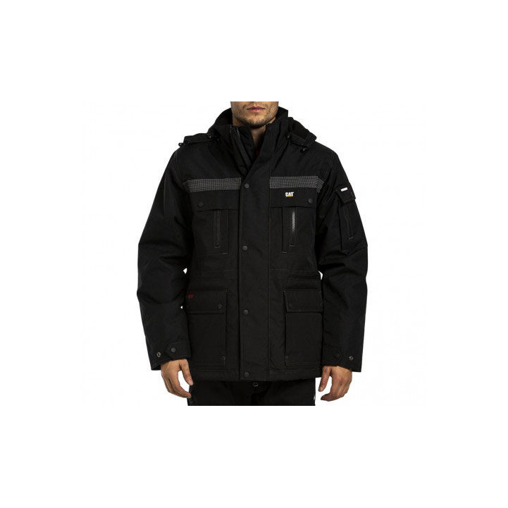 Caterpillar Heavy Insulated Parka Heren Zwart  Belgie |  TIJXH-4093