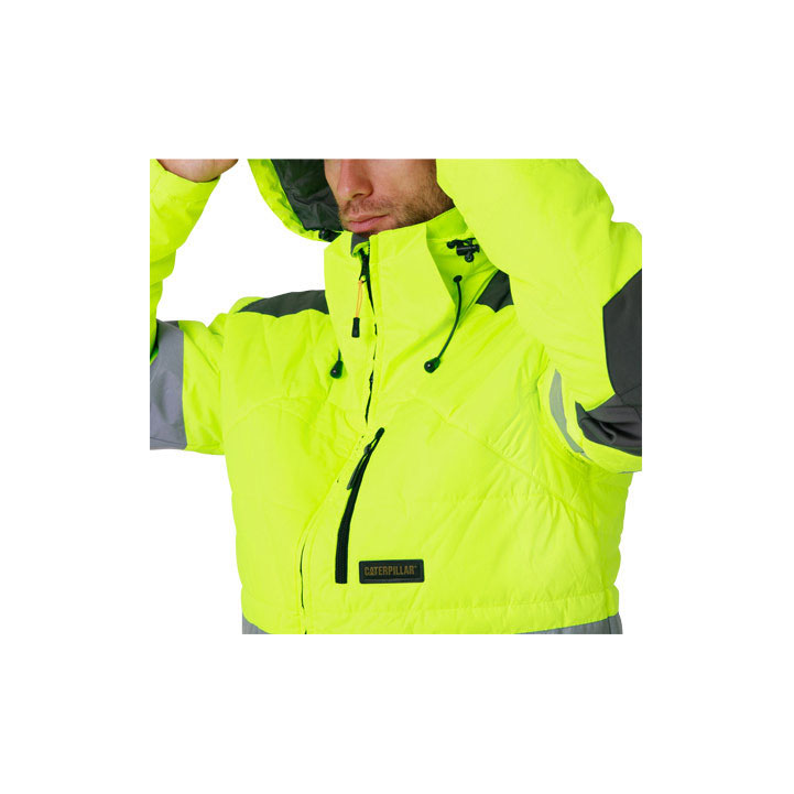 Caterpillar Hi Vis Boreas Taped Jassen Dames Geel  Belgie |  AYGIS-4092