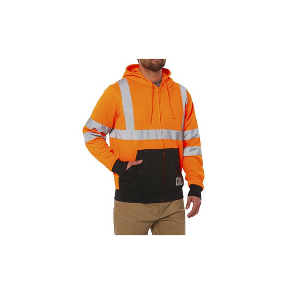 Caterpillar Hi Vis Full Zip Sweatshirts Heren Oranje  Belgie |  UFGLT-2684