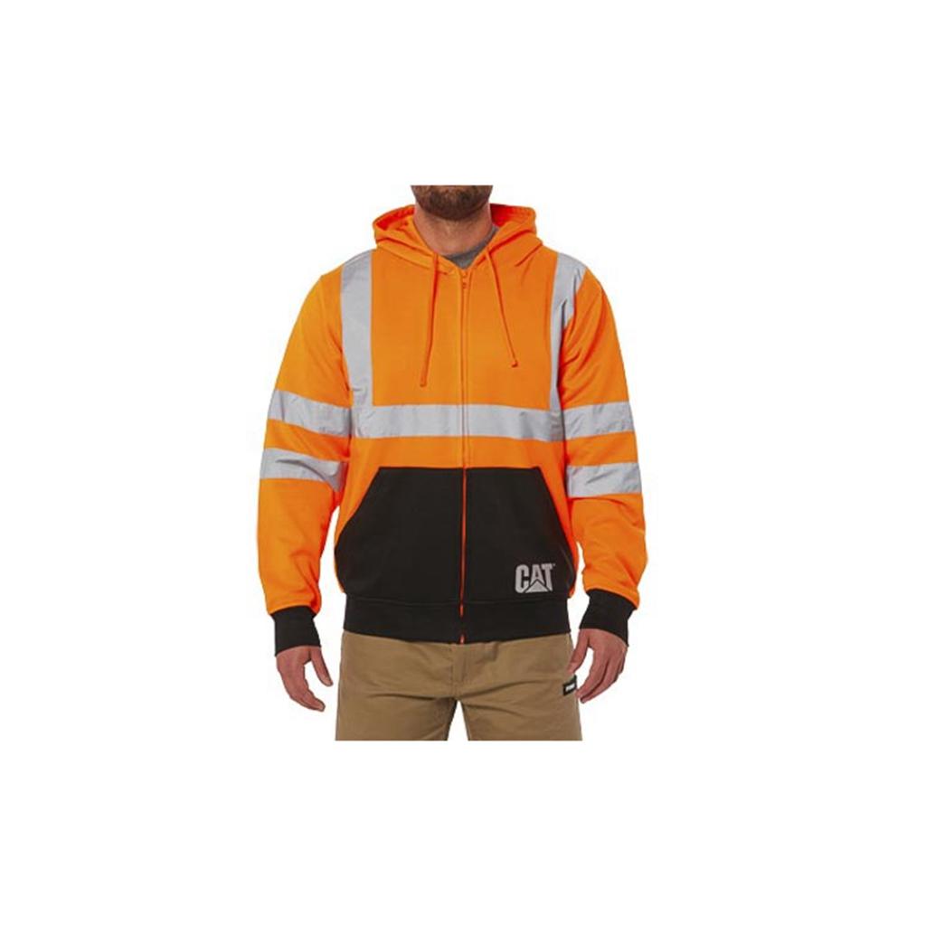 Caterpillar Hi Vis Full Zip Sweatshirts Heren Oranje  Belgie |  UFGLT-2684