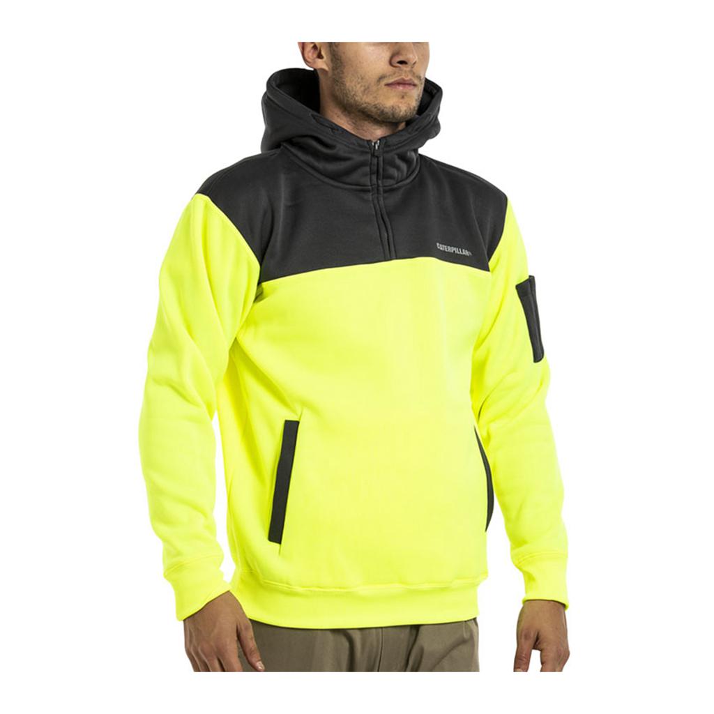 Caterpillar Hi Vis Sweatshirts Heren Yellow/Grey  Belgie |  TFPUI-7691