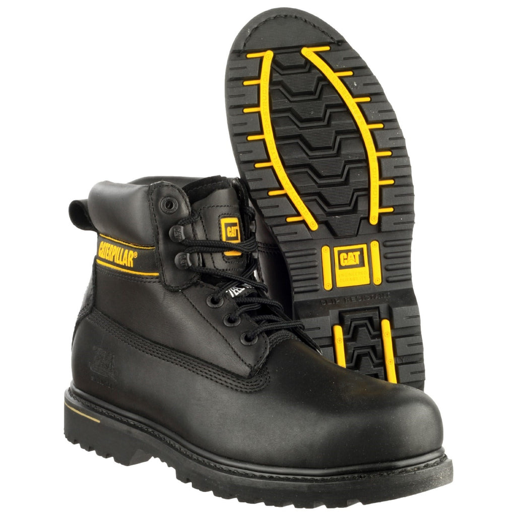 Caterpillar Holton S3 Goodyear Welted Safety Boots Heren Zwart  Belgie |  FWDRJ-6874