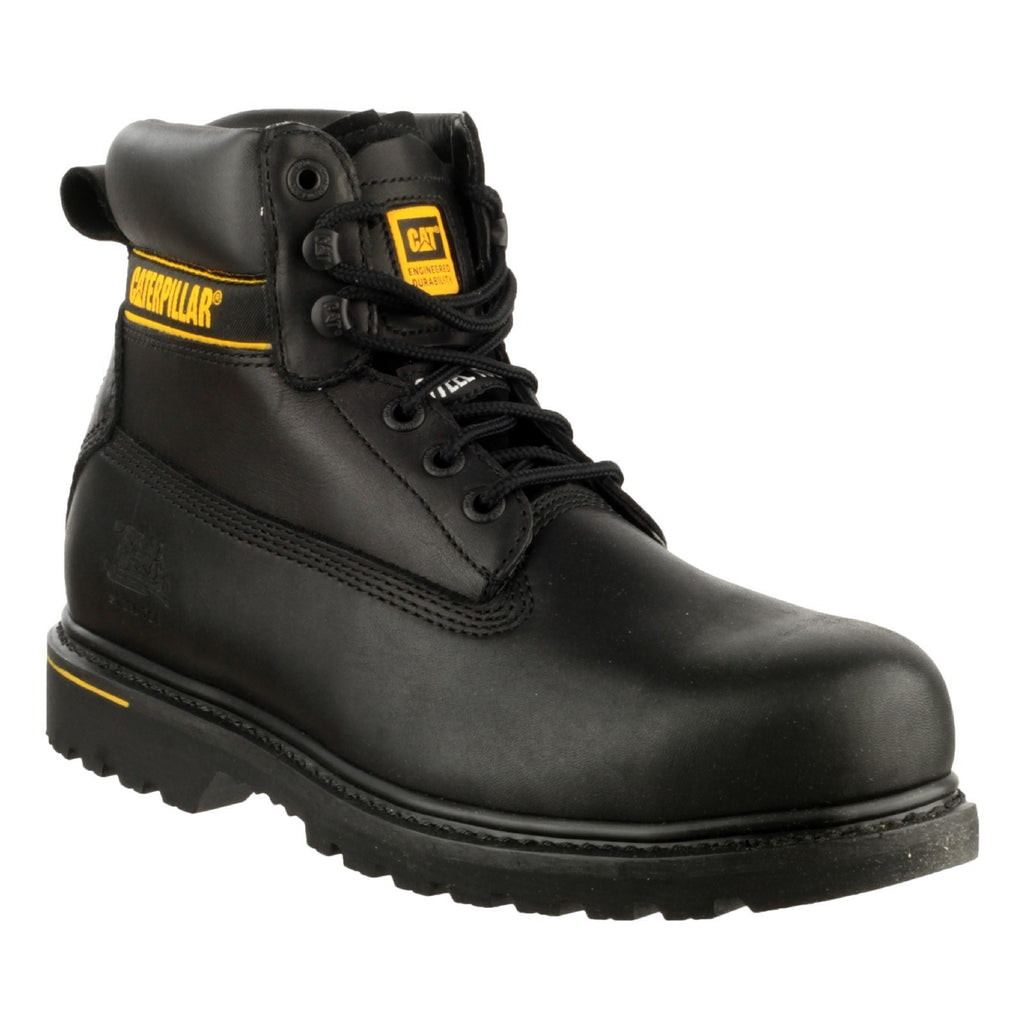 Caterpillar Holton S3 Goodyear Welted Safety Boots Heren Zwart  Belgie |  FWDRJ-6874