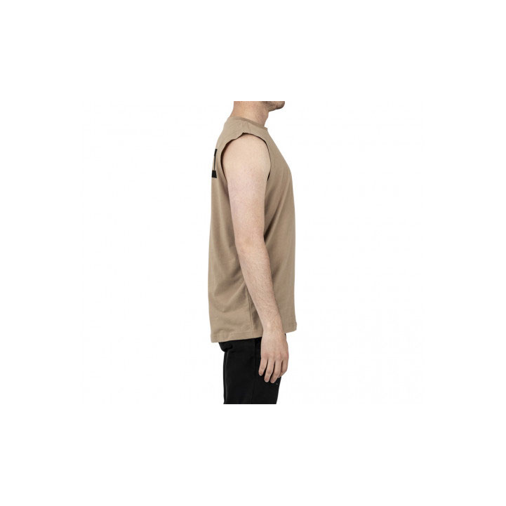 Caterpillar Icon Muscle Tank T-shirts Heren Khaki  Belgie |  PHVTZ-5048