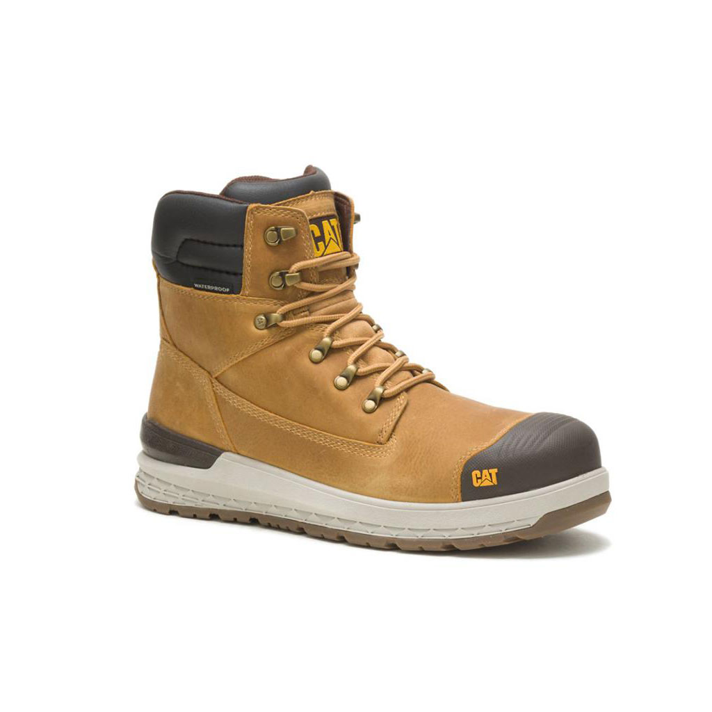 Caterpillar Impact Hiker Waterdichte Thinsulate™ Carbon Composite Neus Werklaarzen Heren Bruin  Belgie |  SYJAQ-1562